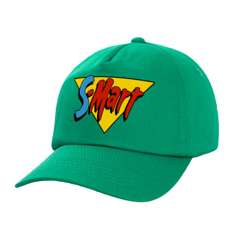 S-mart Evil Dead, Children's Baseball Cap, 100% Cotton Twill, Green (COTTON, CHILDREN'S, UNISEX, ONE SIZE)