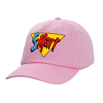 S-mart Evil Dead, Casual children's baseball cap, 100% Cotton Twill, PINK (COTTON, CHILDREN'S, ONE SIZE)