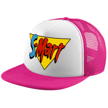 S-mart Evil Dead, Child's Soft Trucker Hat with Pink/White Mesh (POLYESTER, CHILD, ONE SIZE)