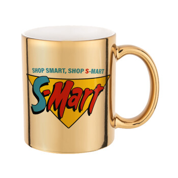 S-mart Evil Dead, Κούπα κεραμική, χρυσή καθρέπτης, 330ml