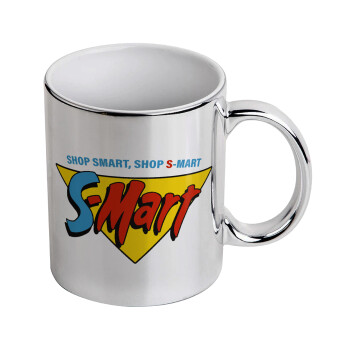 S-mart Evil Dead, Mug ceramic, silver mirror, 330ml