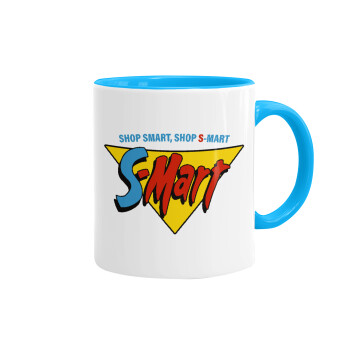 S-mart Evil Dead, Mug colored light blue, ceramic, 330ml