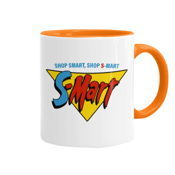 S-mart Evil Dead, Mug colored orange, ceramic, 330ml