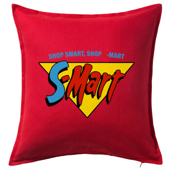 S-mart Evil Dead, Sofa cushion RED 50x50cm includes filling