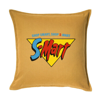 S-mart Evil Dead, Sofa cushion YELLOW 50x50cm includes filling