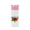 Pink stainless steel thermal flask, 320ml