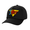 Child's Baseball Cap, 100% Cotton, Black