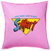 Sofa cushion Pink 50x50cm includes filling