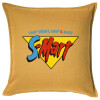 Sofa cushion YELLOW 50x50cm includes filling