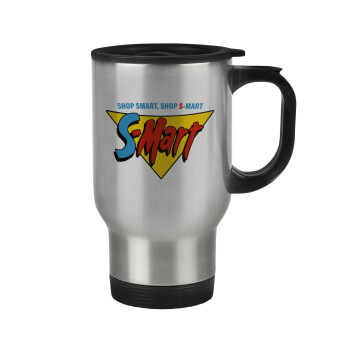 S-mart Evil Dead, Stainless steel travel mug with lid, double wall 450ml