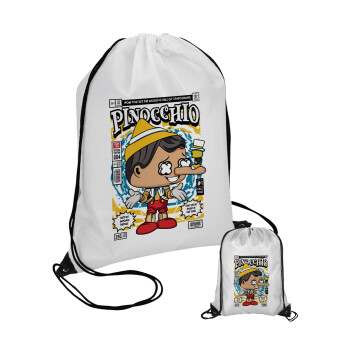 Pinocchio, Pouch bag with black cords (1 piece)