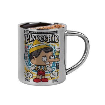 Pinocchio, Κουπάκι μεταλλικό διπλού τοιχώματος για espresso (220ml)