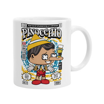 Pinocchio, Ceramic coffee mug, 330ml (1pcs)