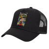 Trucker Hat with Mesh, Black, (COTTON, KIDS, UNISEX, ONE SIZE)