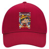 Adult Ultimate Hat RED, (100% COTTON DRILL, ADULT, UNISEX, ONE SIZE)