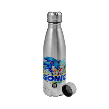 Sonic, Metallic water bottle, stainless steel, 750ml