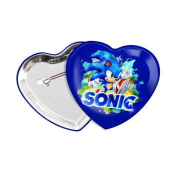 Sonic, Κονκάρδα παραμάνα καρδιά (57x52mm)