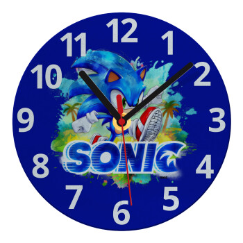 Sonic, Ρολόι τοίχου γυάλινο (20cm)