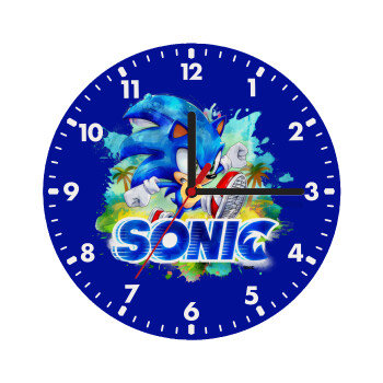 Sonic, Wooden wall clock (20cm)