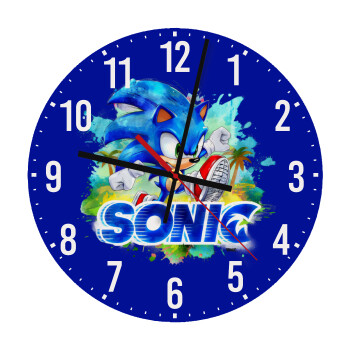 Sonic, Ρολόι τοίχου ξύλινο (30cm)