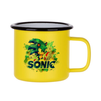 Sonic, Metallic enamel MATT Yellow cup 360ml