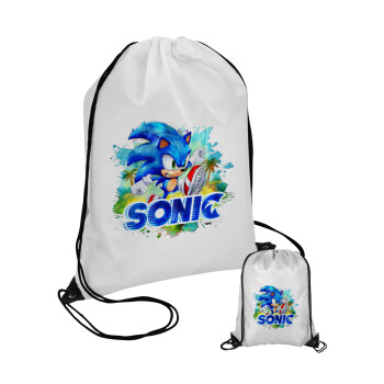 Sonic, Pouch bag with black cords (1 piece)