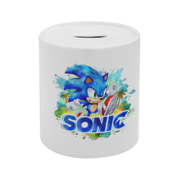 Sonic, Κουμπαράς πορσελάνης με τάπα