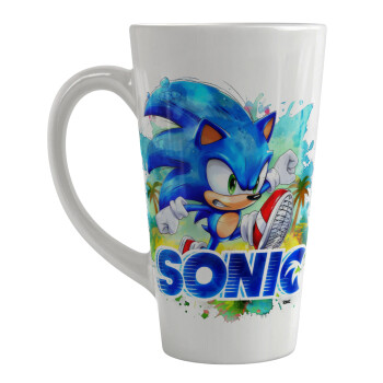 Sonic, Κούπα κωνική Latte Μεγάλη, κεραμική, 450ml