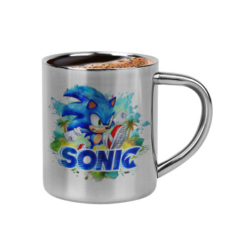 Sonic, Double-wall metal cup for espresso (220ml)