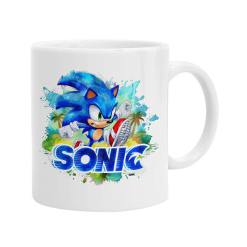 Sonic, Ceramic coffee mug, 330ml (1pcs)