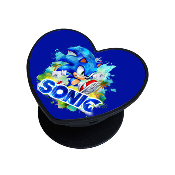 Sonic, Phone Holders Stand  καρδιά Μαύρο Βάση Στήριξης Κινητού στο Χέρι