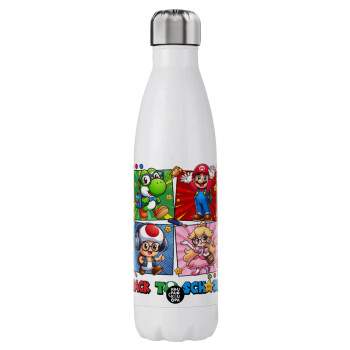 Back to the School Mario & Friends, Stainless steel, double-walled, 750ml