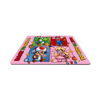 Back to the School Mario & Friends, Mousepad rect 27x19cm