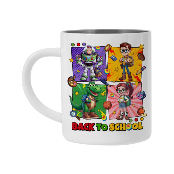 Back to the School Buzz & Friends, Mug Stainless steel double wall 450ml