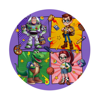 Back to the School Buzz & Friends, Mousepad Στρογγυλό 20cm