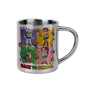 Back to the School Buzz & Friends, Mug Stainless steel double wall 300ml