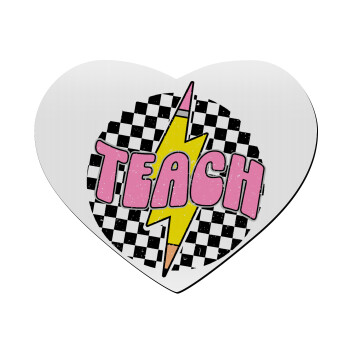 Teach, Mousepad heart 23x20cm