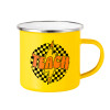 Yellow Enamel Metallic Cup 360ml