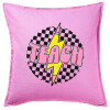 Sofa cushion Pink 50x50cm includes filling