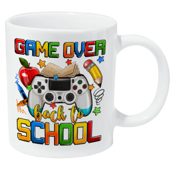 GAME OVER, Back to the School, Κούπα Giga, κεραμική, 590ml