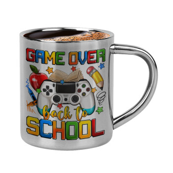 GAME OVER, Back to the School, Double-wall metal cup for espresso (220ml)