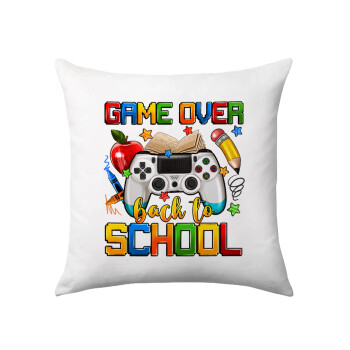 GAME OVER, Back to the School, Sofa cushion 40x40cm includes filling