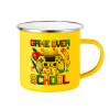 Yellow Enamel Metallic Cup 360ml