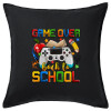 Sofa cushion black 50x50cm includes filling