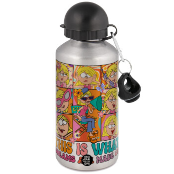 This Is What Dreams Are Made Of Lizzie Mcguire, Metallic water jug, Silver, aluminum 500ml