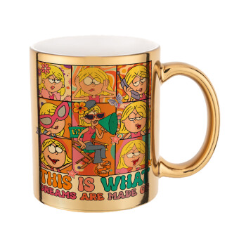 This Is What Dreams Are Made Of Lizzie Mcguire, Mug ceramic, gold mirror, 330ml