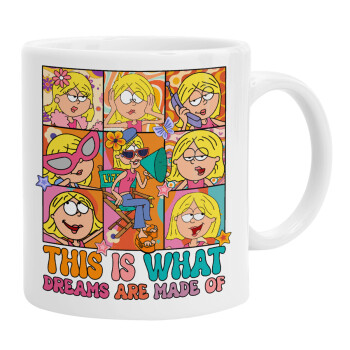 This Is What Dreams Are Made Of Lizzie Mcguire, Ceramic coffee mug, 330ml (1pcs)