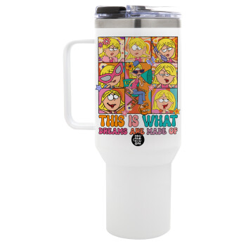 This Is What Dreams Are Made Of Lizzie Mcguire, Mega Stainless steel Tumbler with lid, double wall 1,2L