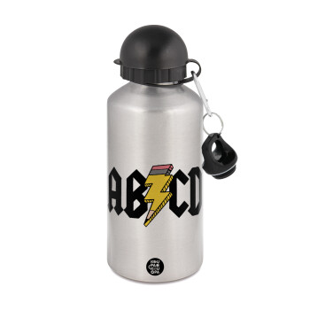 ABCD, Metallic water jug, Silver, aluminum 500ml