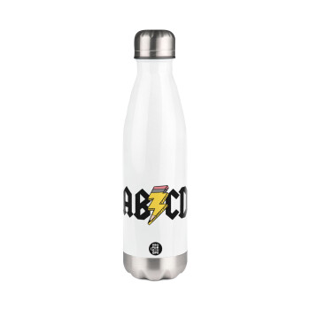 ABCD, Metal mug thermos White (Stainless steel), double wall, 500ml